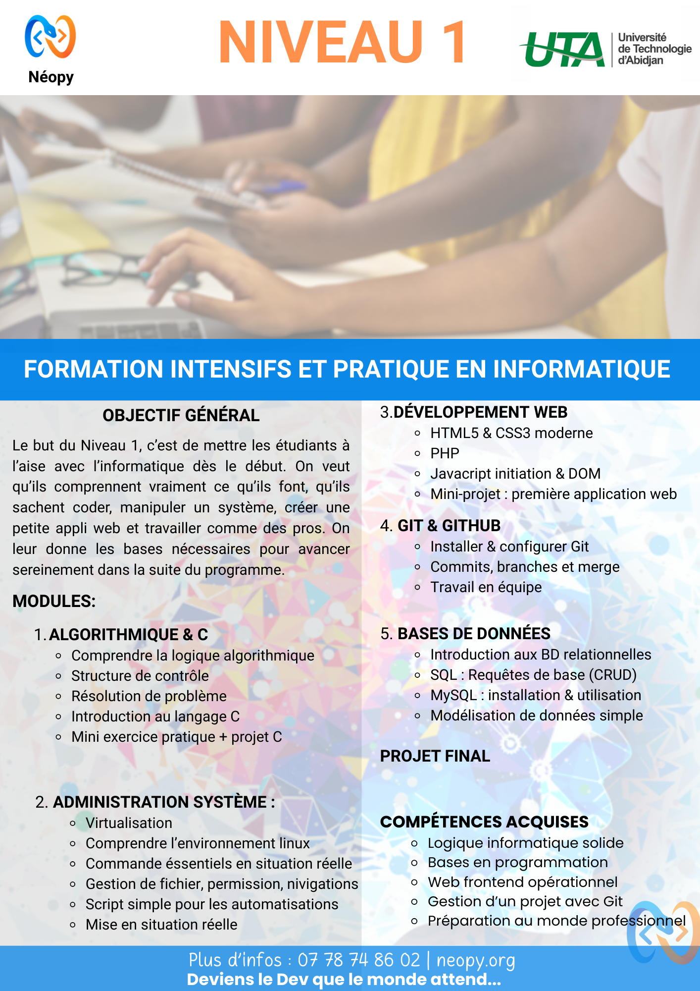 Prospectus du Niveau 1