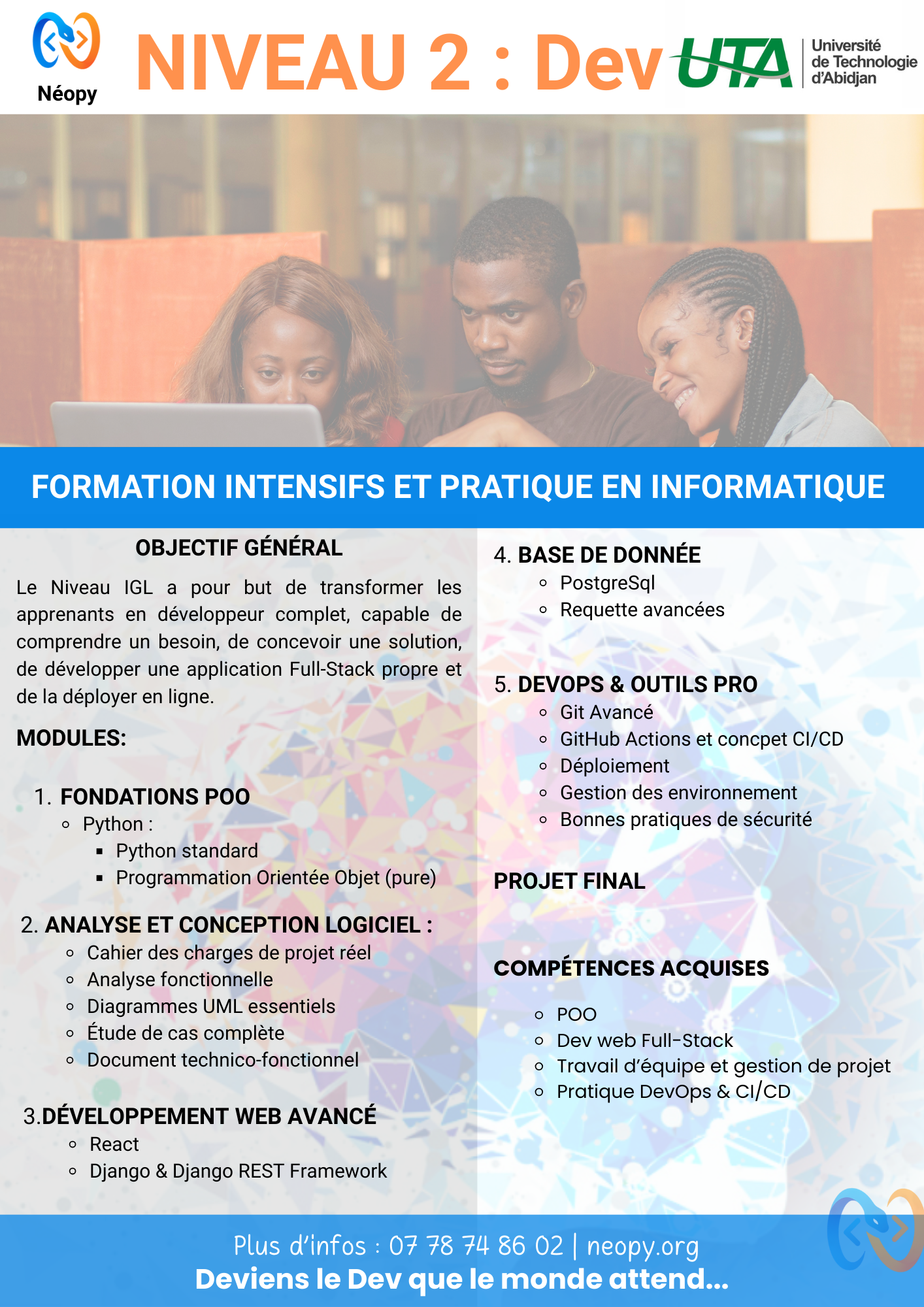 Prospectus du Niveau 2